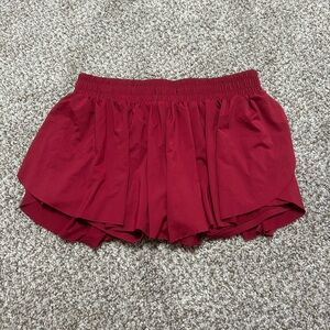 Women's Red Shorts